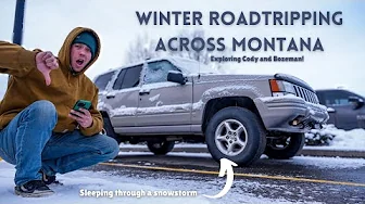 Exploring CODY WYOMING While Winter Road Tripping