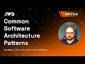 Common Software Architecture Patterns by Jan Moser | #NFQTalk