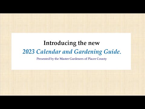 2023 Calendar and Gardening Guide - YouTube