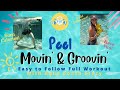 Pool exercises movin  groovin  burn calories lose weight  free full aqua workout coach stacy