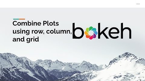Bokeh: Combine Plots using row, column, and grid