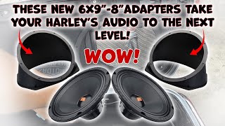 New 6x9” to 8” Lid Speaker Adapters take your 2014-2023 Harley Davidson's Audio to the next level!