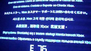xbox one red light system error E76