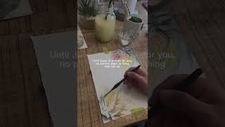 Work in progress | Experiments | Watercolour, charcoal and gouache on cotton rag