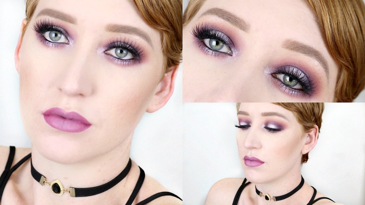 Makeup Geek Purple Halo Eye Makeup Tutorial Pale Skin YouTube
