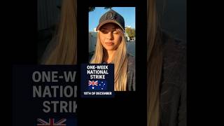National strike 10 December #australia
