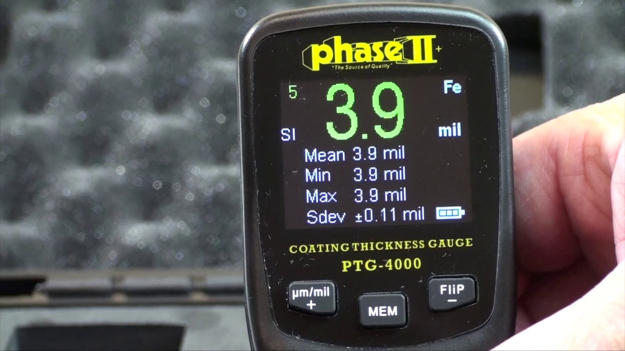 Coating Thickness Gauges Phase II PTG 4000 Coating Thickness Gauge