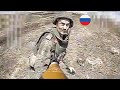 Russian Soldier Left Alone... Ukrainian Azov FPV Drone Strikes Without Mercy