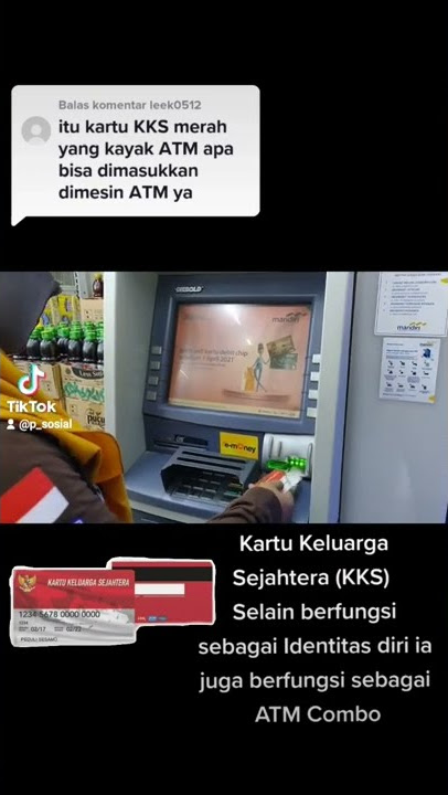 KKS bisa digunakan di ATM #shorts