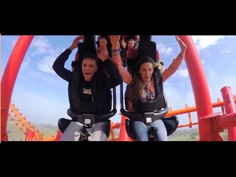 Park Rozrywki Energylandia- Extremalnie POV Mayan Dragon Energuś Roller Coaster 2017 parking