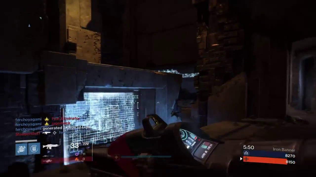 When your tired playing Iron Banner