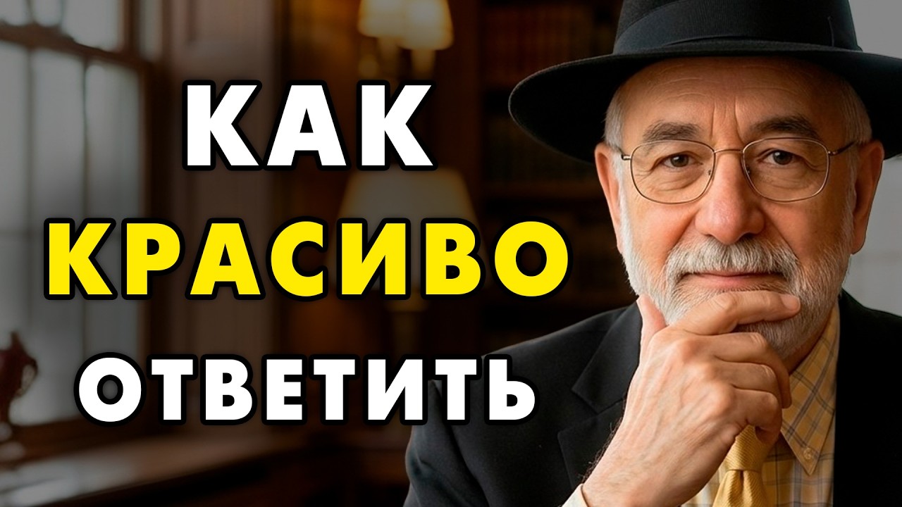 Как быстро и умно Поставить Любого человека на Место! Еврейская мудрость