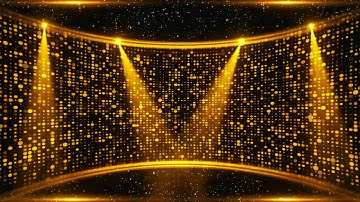 Golden Party Background Loop UHD