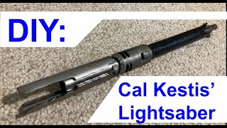 DIY Cal Kestis Lightsaber from Jedi Fallen order!