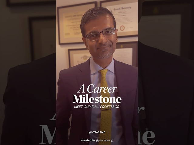 Big news! Dr. Abraham has just been promoted to Full Clinical Professor at New York Medical College