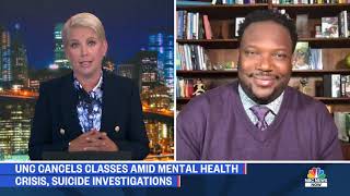 Dr. James discusses the value of Mental Health/Wellness Days on NBC NEWS NOW
