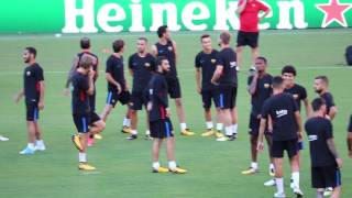 FC BARCELONA TRAINING SESSION ( Barça US Tour)