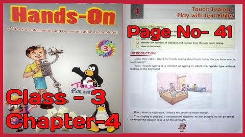 5🔥Touch Typing Play With Text Editor🔥dav class-3 computer chapter-4🔥touch typing dav class3 computer