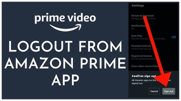 How to Logout Amazon Prime App 2023? Sign Out of Amazon Prime Video App