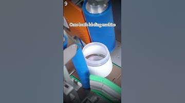 Cone bottle labeling machine #labelingmachine #automaticlabelingmachine #taperbottlelabelingmachine