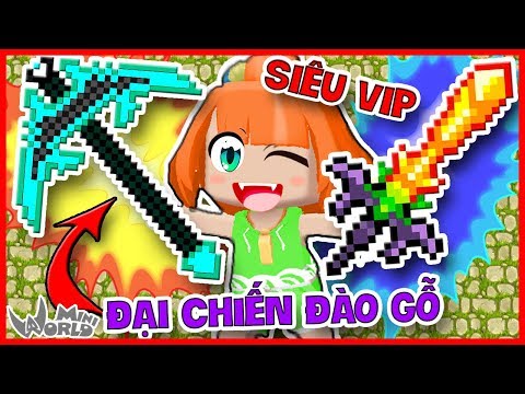 KAMUI ĐẠI CHIẾN ĐÀO GỖ CÙNG KAIRON | AI LÀ VUA ĐÀO GỖ SỞ HỮU CÚP SIÊU VIP XỊN NHẤT TRONG MINI WOLRD