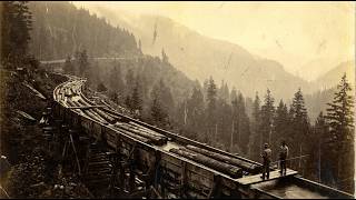 How America Built Wooden Rivers to Move Forests Down Mountains