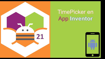 21. TimePicker en App Inventor