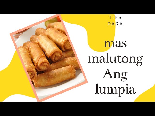 Top Secret to long lasting crispy lumpia , turon at shanghai class=