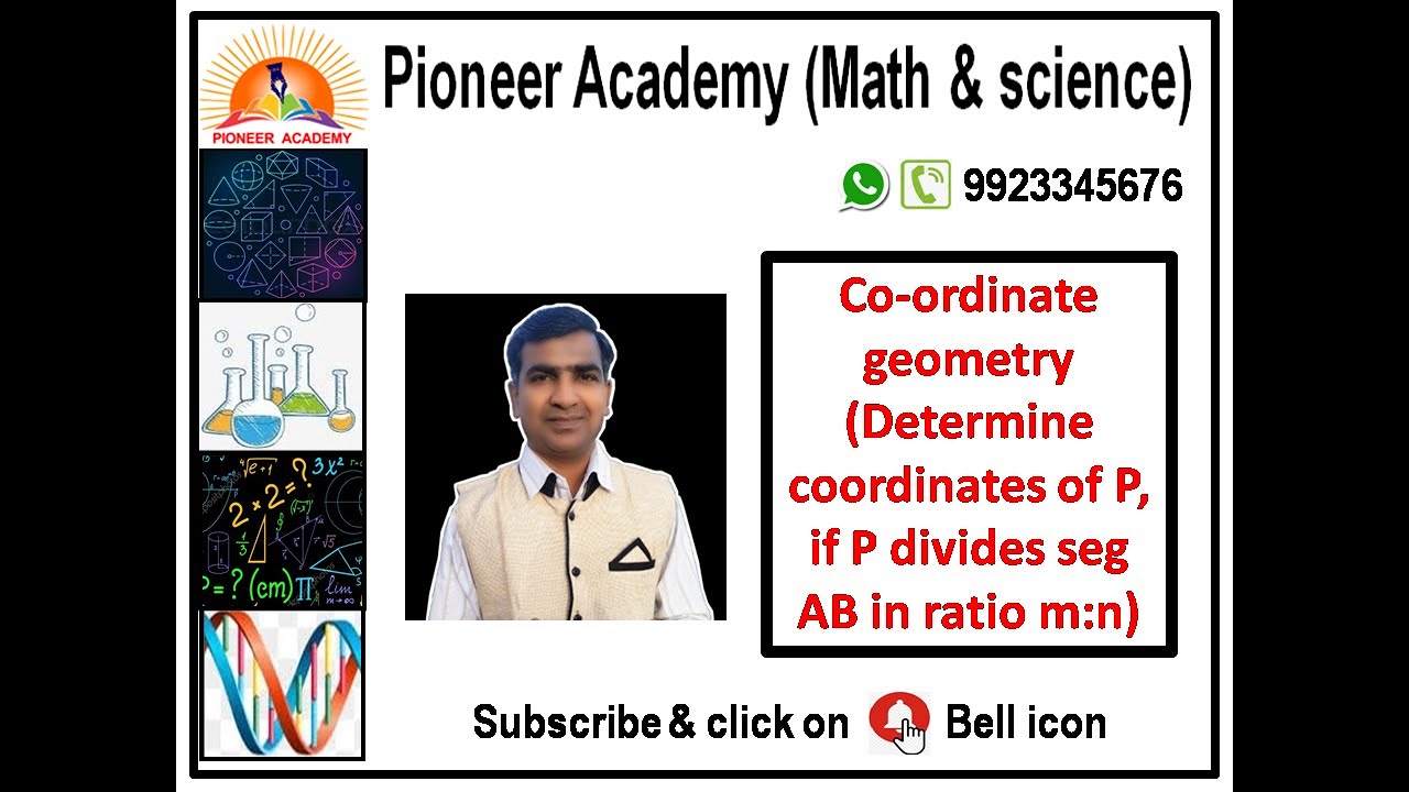 Find P coordinates if P divides seg AB in ratio m:n | P divides seg AB in ratio m:n | 2020