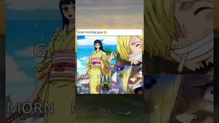 One piece good morning #shorts #onepiece #luffy