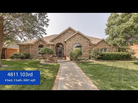 4811 103rd St, Lubbock, TX home video tour