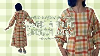 Sewing and patterning my perfect dress for a sunny Spring day│Crafting Journals #009