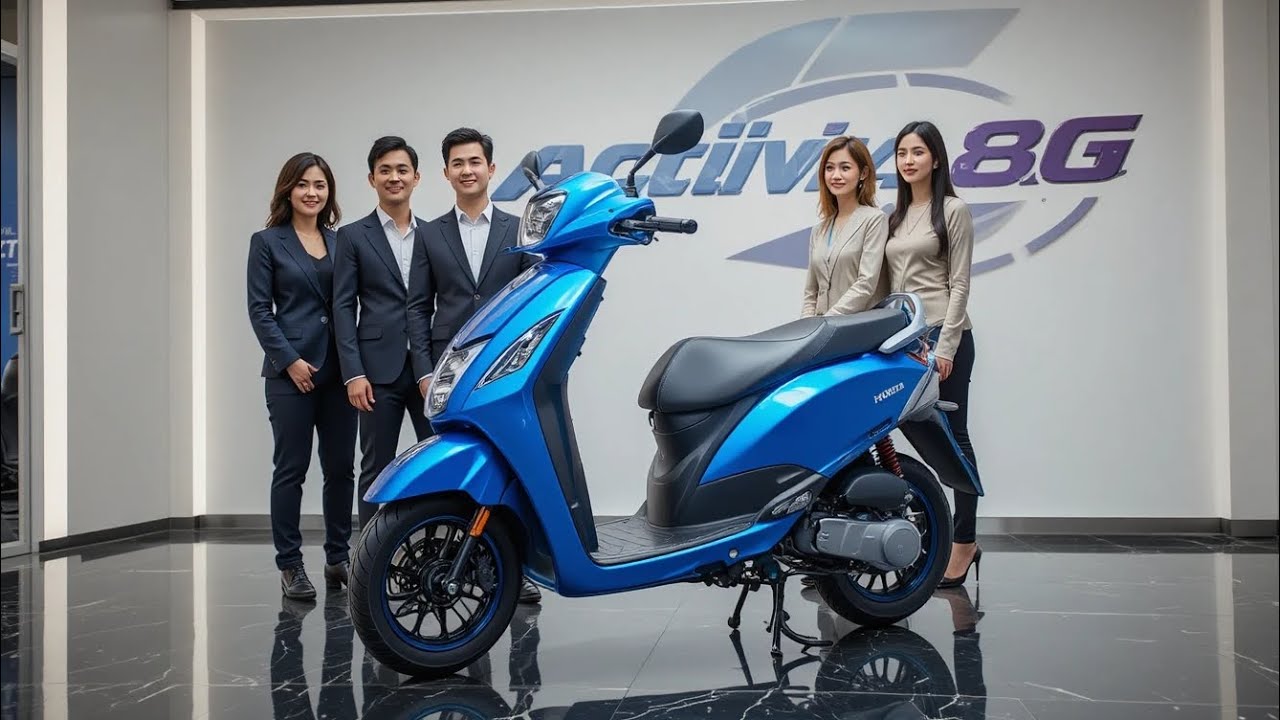 Honda Activa 8G 2026 года 🛵Скутер нового поколения из Индии уже здесь! Умнее, быстрее и лучше!