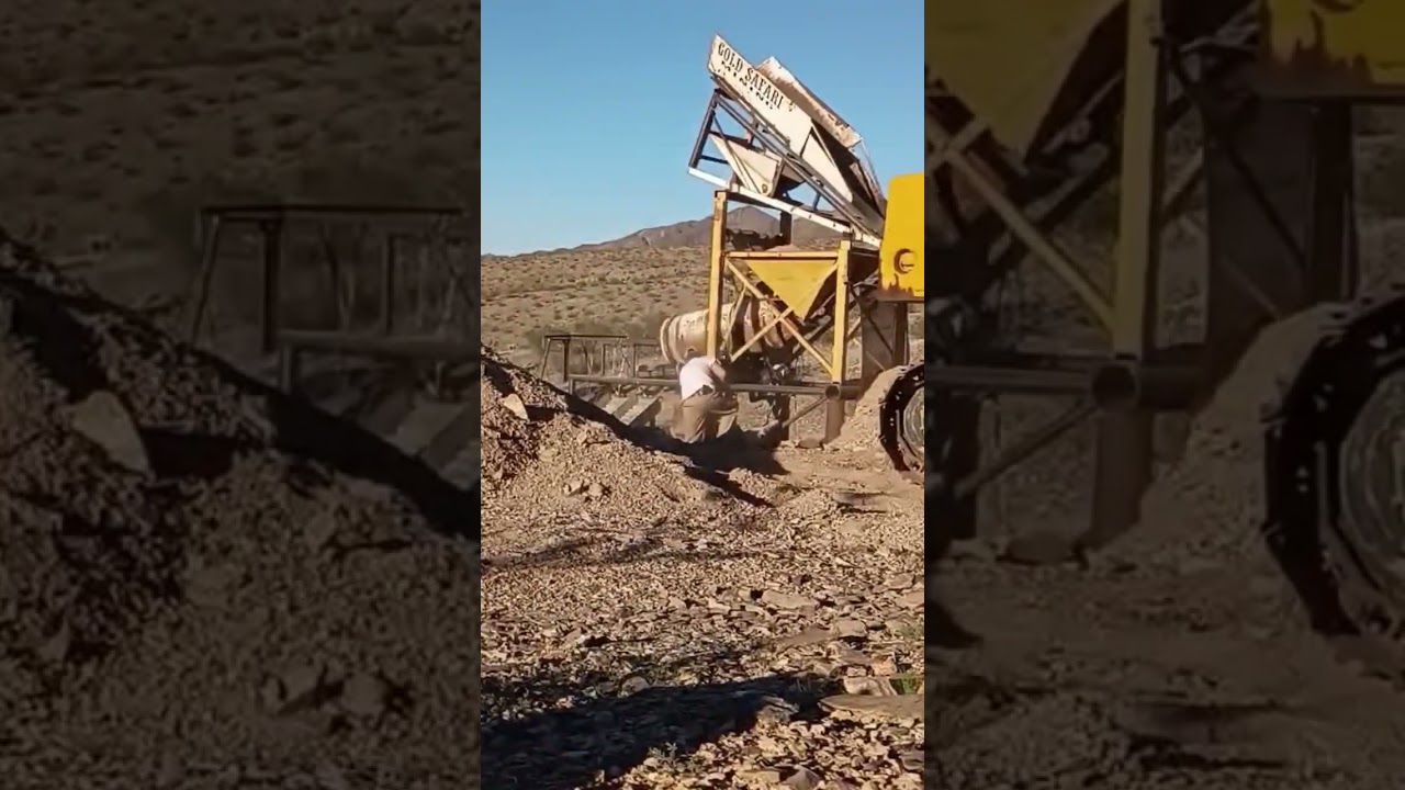 Almost there, dry wash plant for gold. 