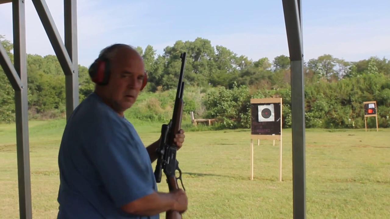 Marlin Model 336 lever action .444 cal. Rifle at the Lake Afton Gun