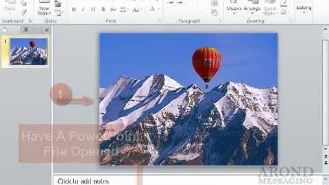 Using PowerPoint 2010 - Compress Pictures