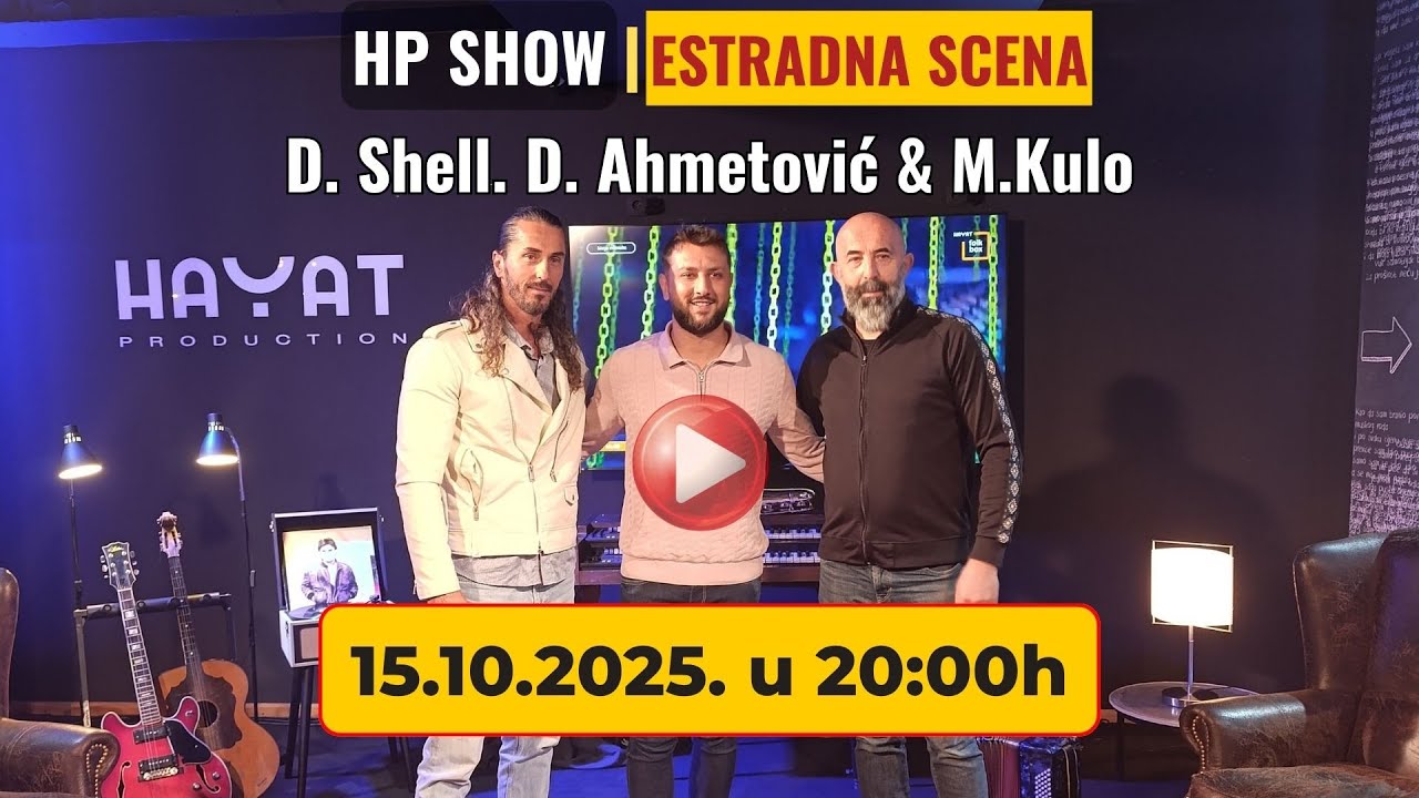 📺 HP SHOW | Denial Ahmetović, Mirsad Kulo & Dule Shell – Muzika, emocije i energija koja osvaja
