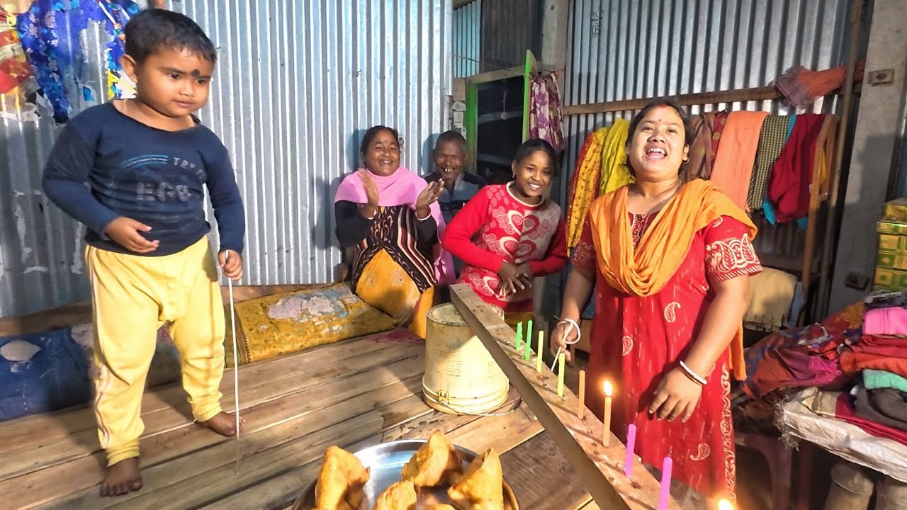 ফ্যামিলির সবাই মিলে মজার গেম🔥 হাসির ঝড়! || Goriber Vlogs