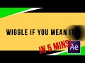 After Effects Wiggle Expression Tips & Tricks in 5 MINUTES or less! | 5 Minute Fridays!