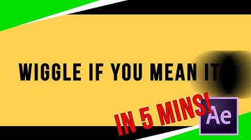 After Effects Wiggle Expression Tips & Tricks in 5 MINUTES or less! | 5 Minute Fridays!