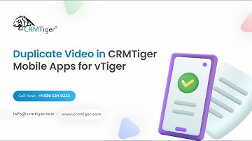 Duplicate Record in CRMTiger App for vTiger