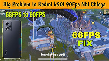 REDMI K50i 68fps problem fix 😍| REDMI K50i  AFTER 2 MONTH REVIEW | 90FPS😤|
