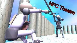 5 Minutes of NPC Theatre Mode in The Joust Game