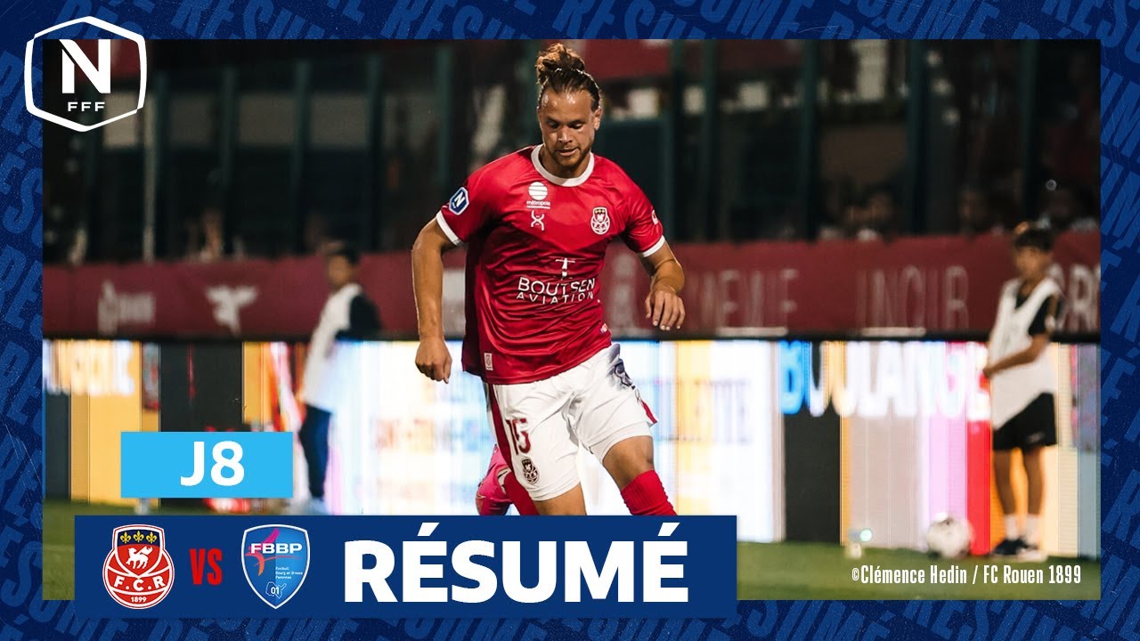 J8 I FC Rouen 1899 - FBBP01 (1-0) I National FFF 2025-2026