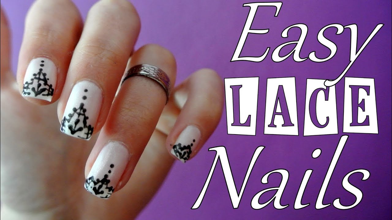 5. Delicate Lace Nail Art - wide 7