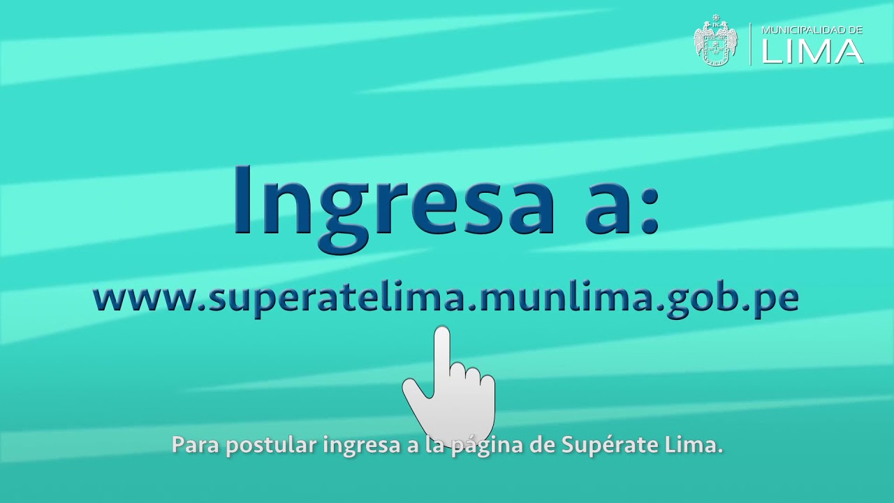 Postula a la convocatoria de becas de Supérate Lima - YouTube