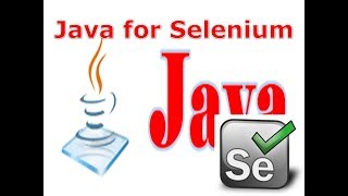 Selenium Week 2 -  Saturday - Java for Selenium