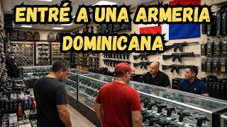 Inside a gun shop in the Dominican Republic: Pistols, sporting weapons, non-lethal weapons, and t...