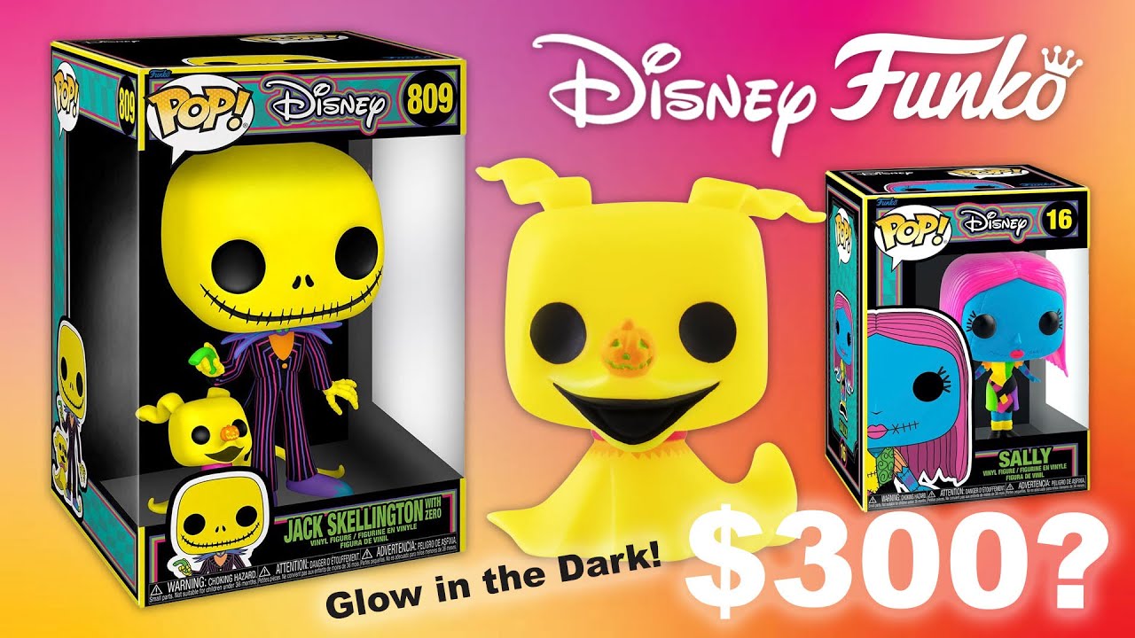 Unboxing Funko Pop! The Nightmare Before Christmas 🎃 Blacklight Edition! 🖤 Relaxing Toy Preview