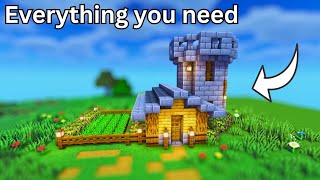 Minecraft: How To Build A Small Castle #minecraft